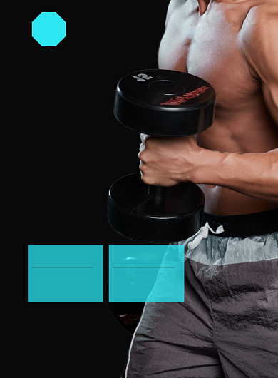 健身减肥年底大促印刷海报背景