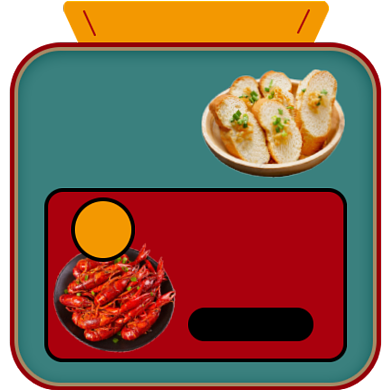 秘制小吃美食外卖饿了么主图背景