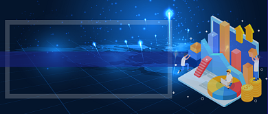 金融股票投资扁平卡通公众号首图背景