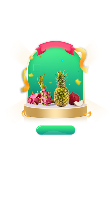 冬季水果促销优惠弹窗界面背景