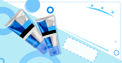 男士洗护护肤洗面奶淘宝电商横版海报背景