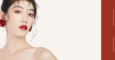 手机美妆彩妆口红促销海报上新背景