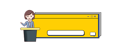 考研资讯简约插画公众号logo背景
