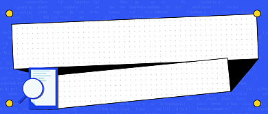 蓝色卡通创意干货公众号首图背景