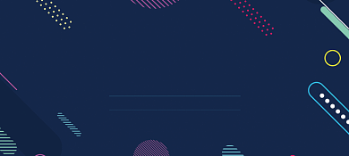 高档孟菲斯风格商城代金券体验券背景