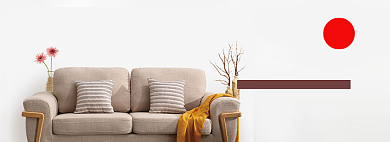 极简风高档家具促销海报背景