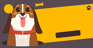 宠物零食淘宝电商横版海报图背景