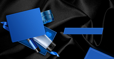 黑色星期五男士护肤活动海报背景