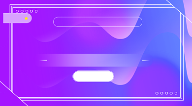 新媒体爆款指南课程炫彩渐变手机横图背景