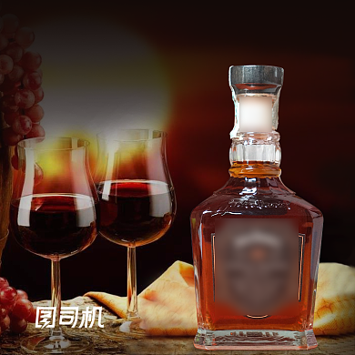 酒类主图高档威士忌直通车图模板背景