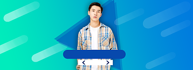 秋上新休闲男装衬衫淘宝banner背景