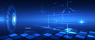 蓝色科技互联网峰会新媒体配图背景