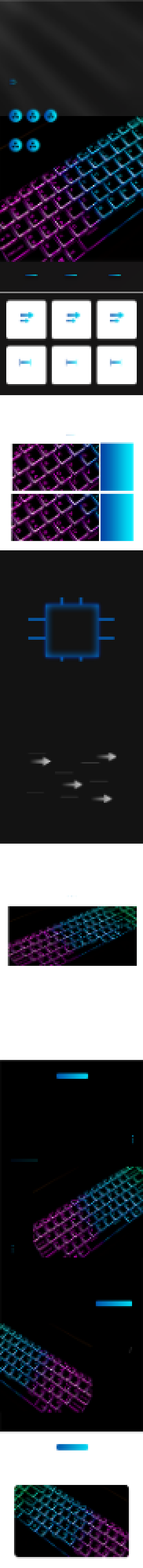 数码电器黑色炫酷键盘外设详情页背景