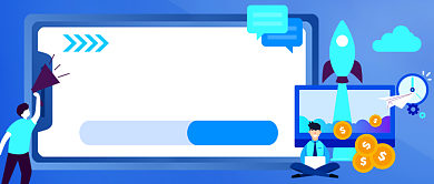 金融基础知识手绘卡通公众号首图背景