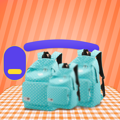 校园书包文具主图直通车模板背景