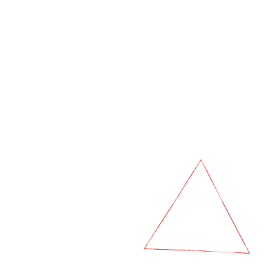 红色三角形活动标签背景