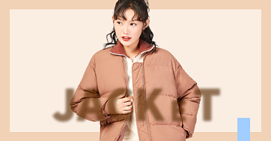 冬季新品双十二促销棉服女款海报背景