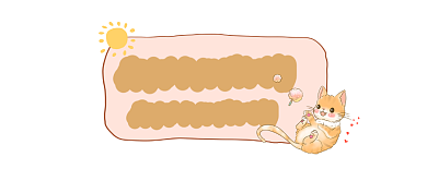 宠物圈趣闻可爱插画公众号logo背景