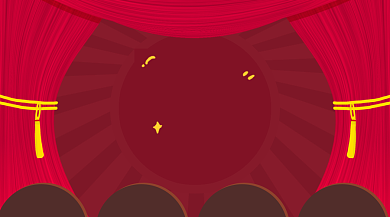 春节新春春节新年春晚跨年晚会手机海报背景