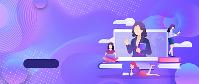 线上网络课程微信首图背景