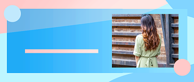 夏日必备清爽穿搭术简约公众号首图背景