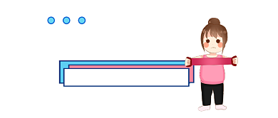 健身房可爱插画公众号logo背景