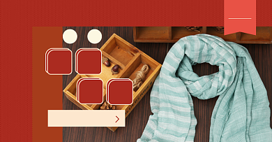 秋冬新风尚淘宝电商横版图背景