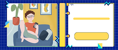 互联网人宅家迷惑行为公众号首图背景