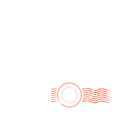 红色印章效果上新标签背景