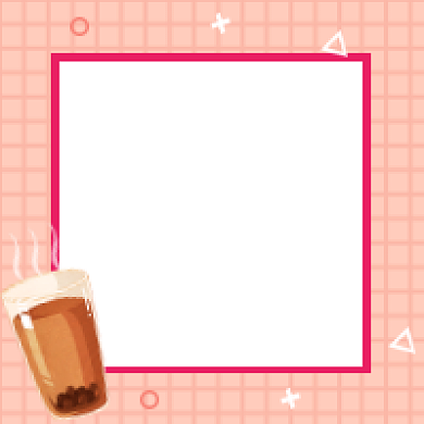 暖冬热饮简约插画公众号次图背景