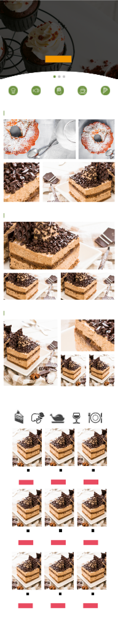 淘宝天猫甜品美食手机端首页背景