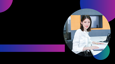 职业发展规划紫色简约教育课程封面背景