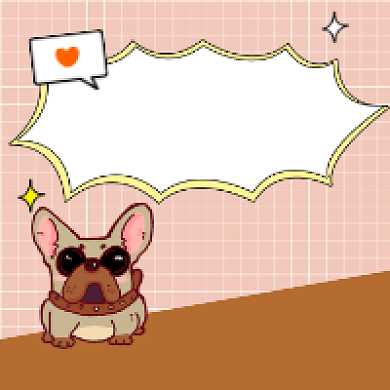 狗粮种草橙色插画公众号次图背景