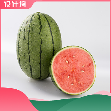 新鲜西瓜水果直通车电商淘宝主图背景