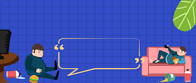 肥胖对身体的危害手绘卡通公众号首图背景