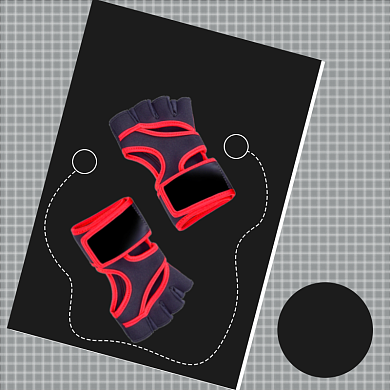 运动户外攀登手套简约促销主图背景