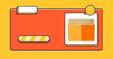 秋季家装节柜子鞋柜淘宝电商横版海报背景