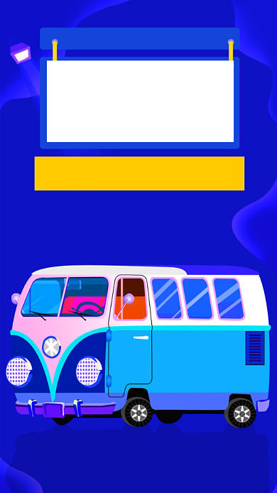 驾校招生培训蓝色宣传手机海报背景