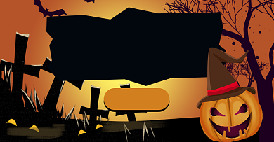 万圣节banner设计背景