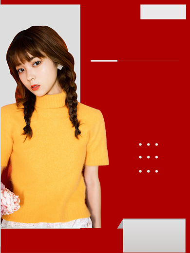 电商冬季女装毛衣直通车背景