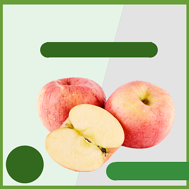 产地直邮果园红富士苹果电商主图背景