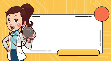 医生讲堂预防疾病科普知识背景