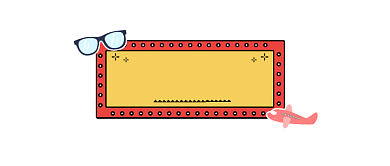 旅游种草简约插画公众号logo背景