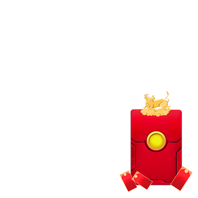 抢100元加油卡红包牛年活动图标背景