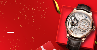 圣诞节珠宝高端商务腕表魅力促销海报简约背景