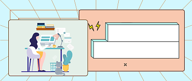 打工人的苦恼新媒体首图背景