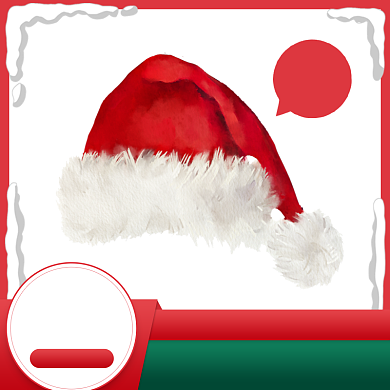 圣诞节圣诞帽主图直通车背景