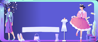 美装促销手绘卡通公众号首图背景