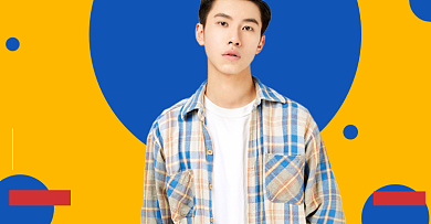 双十二工装风复古宽松外搭衬衫海报背景