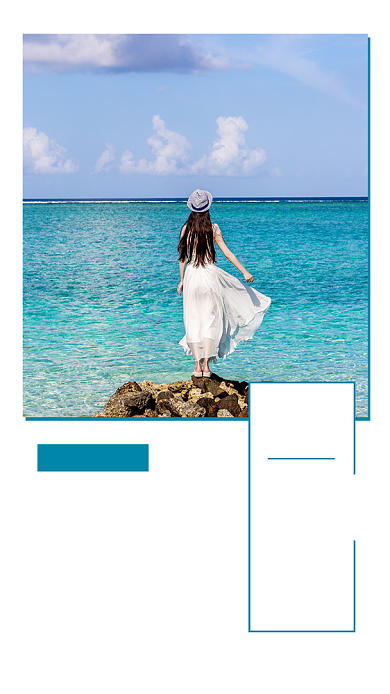 简约时尚早安励志你好文章配图背景